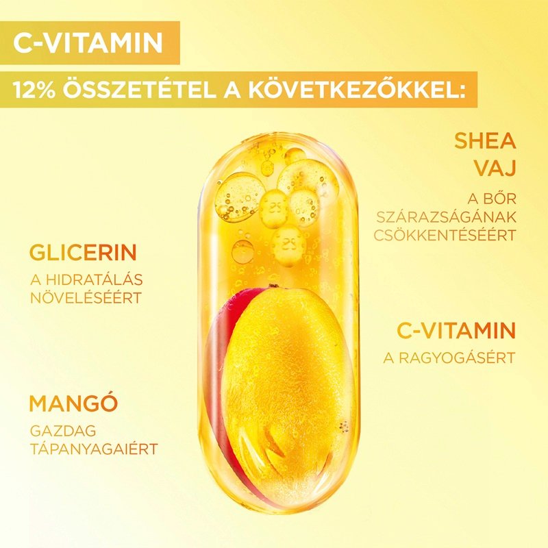 Garnier Body Food Glow Cream Mangó + C-vitamin - 3